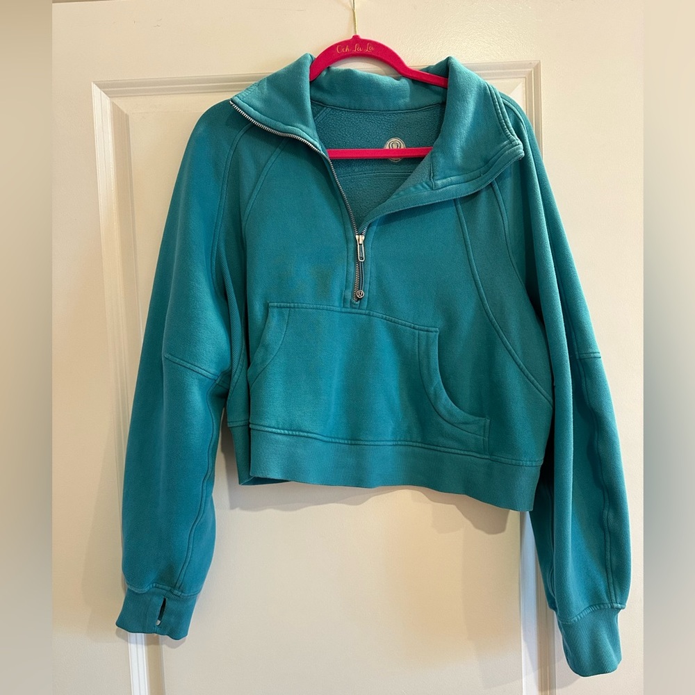 LuLulemon Half Zip Scuba M/L
